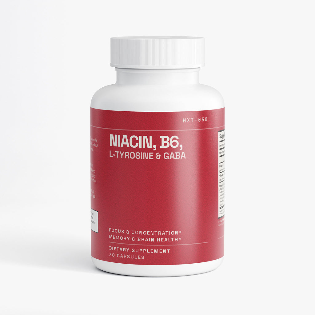 Niacin, Vitamin B6, L-Tyrosine & GABA