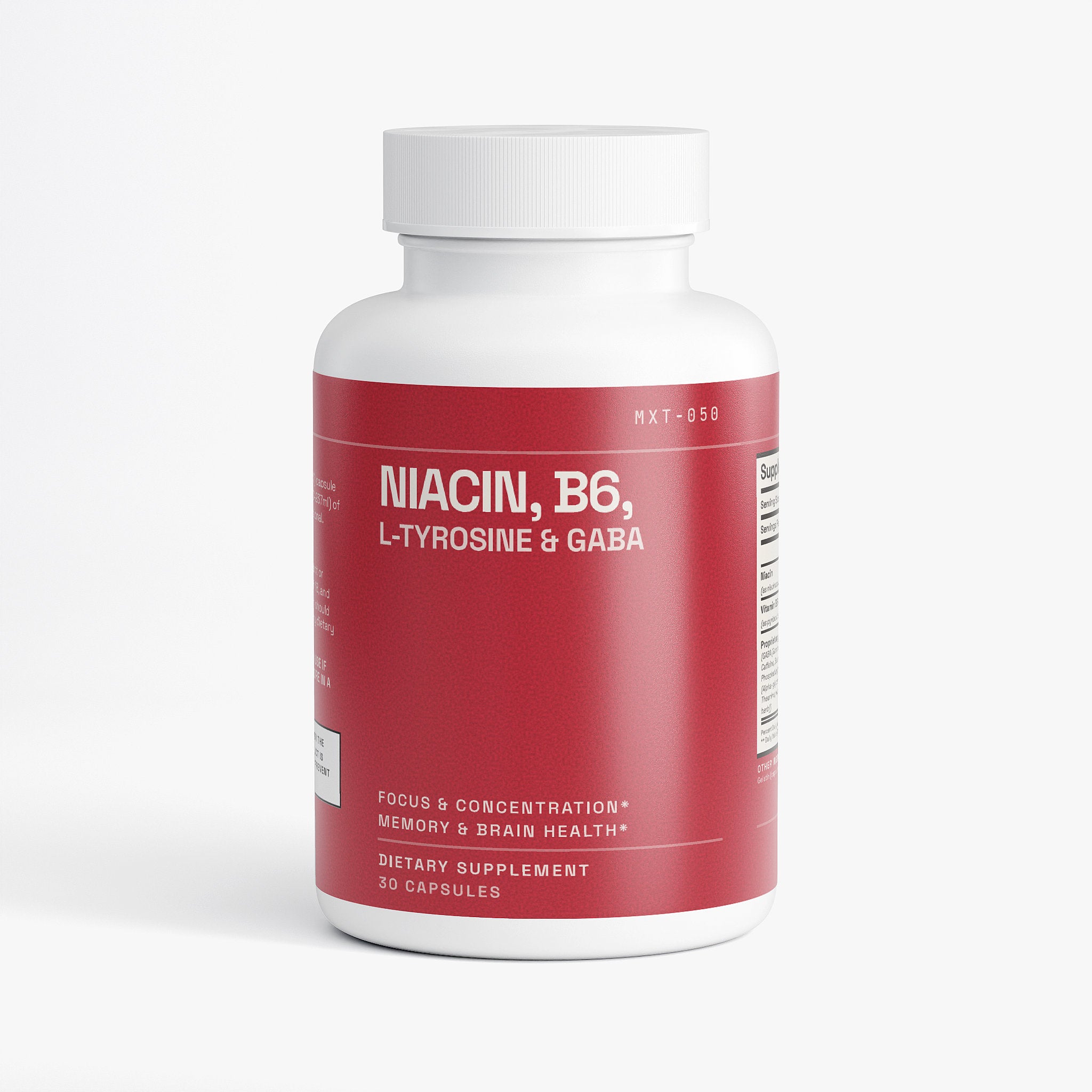 Niacin, Vitamin B6, L-Tyrosine & GABA