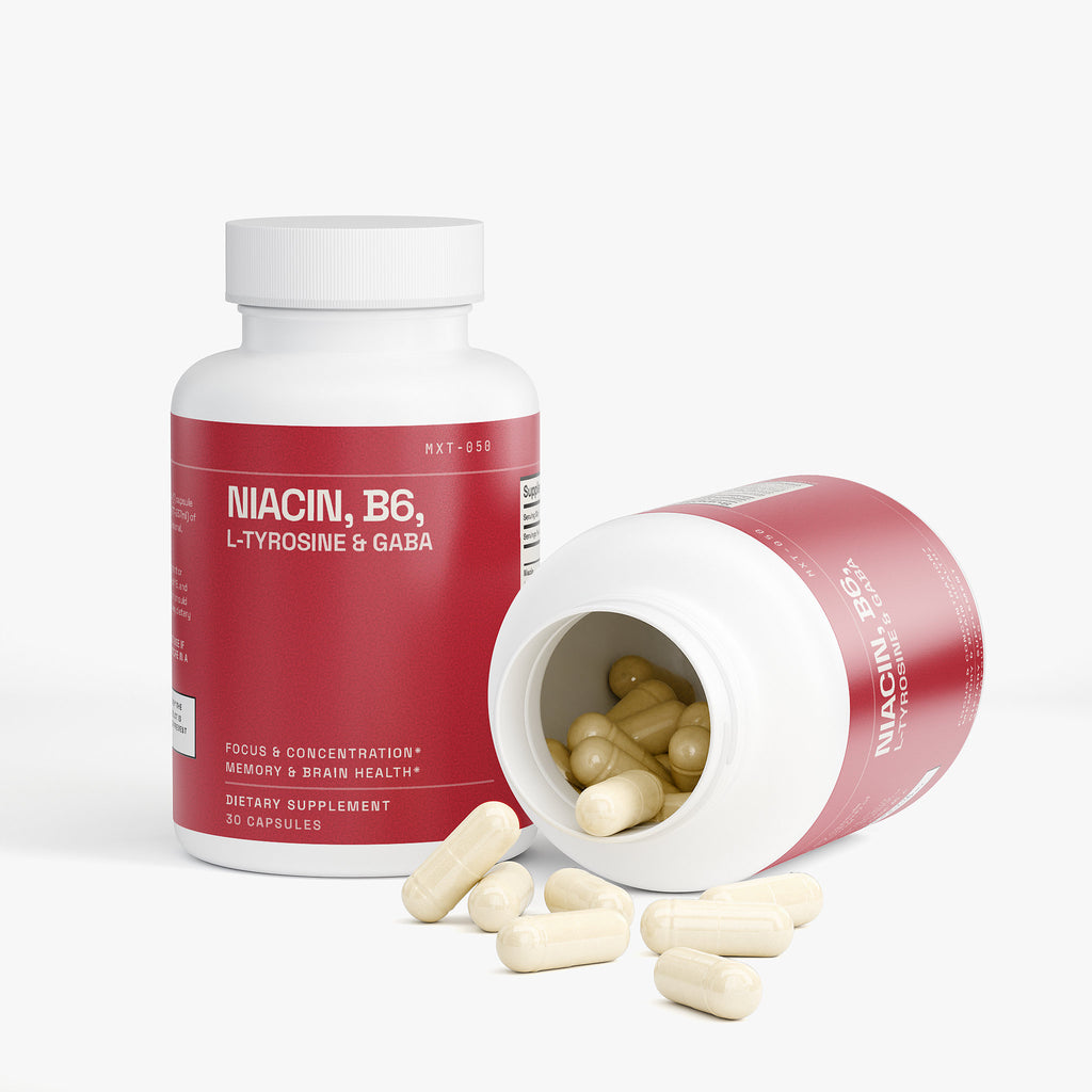 Niacin, Vitamin B6, L-Tyrosine & GABA