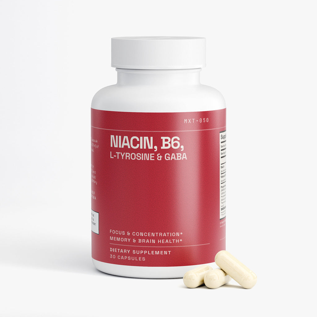 Niacin, Vitamin B6, L-Tyrosine & GABA