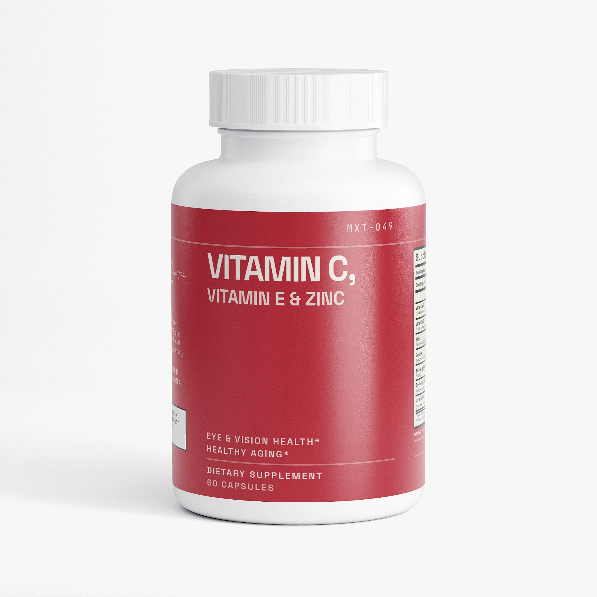 Vitamin C, Vitamin E & Zinc